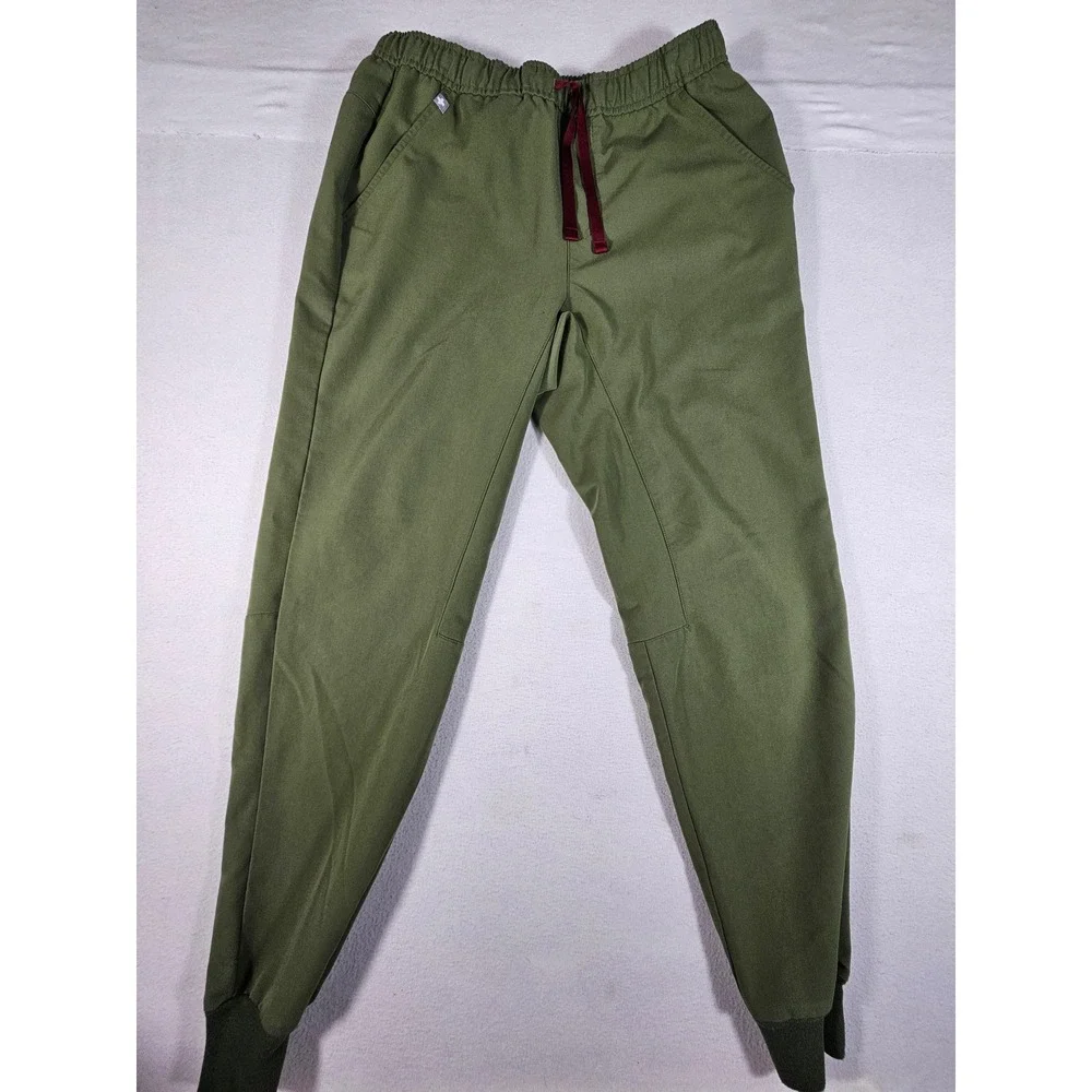 Figs Technical Collection Mens M Olive Green Scrub Jogger Pants M00SW2004